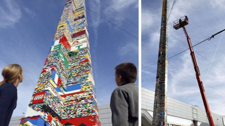 A Világ legmagasabb tornya épülhet fel LEGO kockákból Budapesten bevezetőkép