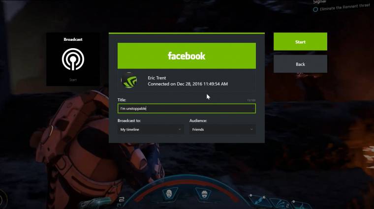 Nvidia GeForce Experience - hamarosan Facebookra is streamelhetünk bevezetőkép