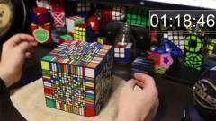 Napi büntetés - ki tudnád rakni a világ legnagyobb Rubik-kockáját? kép