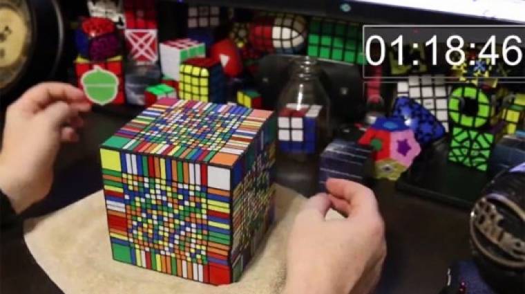 Napi büntetés - ki tudnád rakni a világ legnagyobb Rubik-kockáját? bevezetőkép
