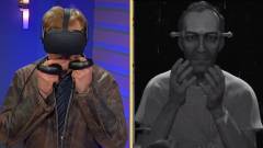 Fenomenális, ahogy Conan O'Brien először próbál ki egy VR-játékot kép