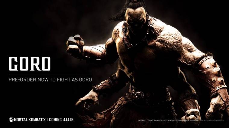 Mortal Kombat X - így szed szét mindenkit Goro (videó) bevezetőkép