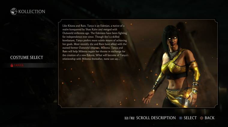 Mortal Kombat X - már tudjuk, hogy mikor jön Tanya bevezetőkép