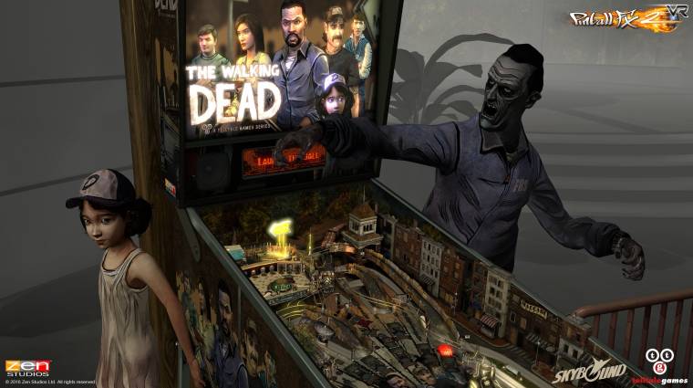 A virtuális valóságba költözik a The Walking Dead Pinball is bevezetőkép