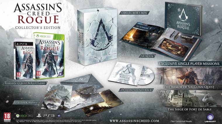 Assassin's Creed: Rogue - íme a Collector's Edition bevezetőkép