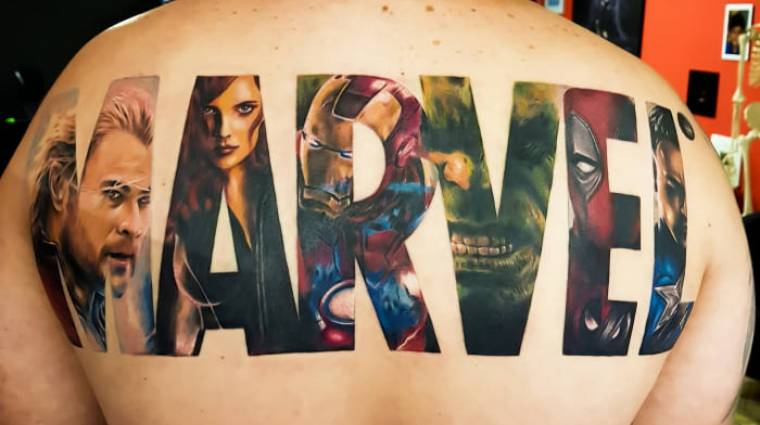 Megdőlt a legtöbb Marvel szuperhős tetoválás egy emberen Guinness rekordja bevezetőkép