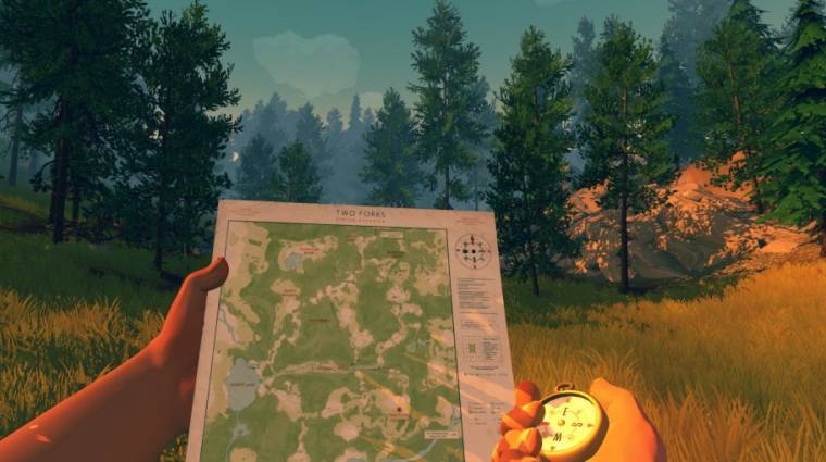 Firewatch - nyomtasd ki a játék térképét bevezetőkép