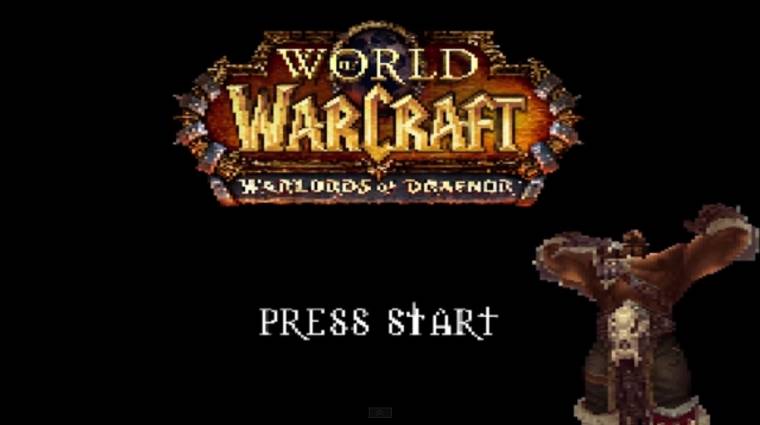 World of Warcraft: Warlords of Draenor - a bevezető film 8-bites verzióban bevezetőkép