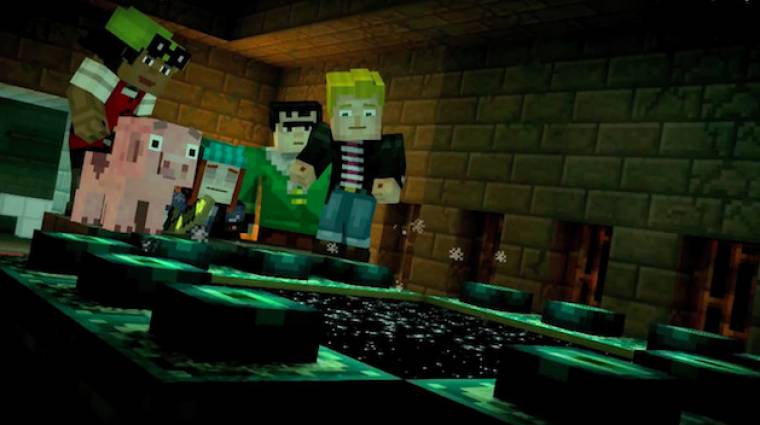 Minecraft: Story Mode - közel a harmadik epizód, itt a trailer bevezetőkép