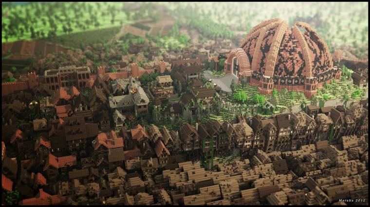 Minecraft - 125 ember építi Westerost bevezetőkép