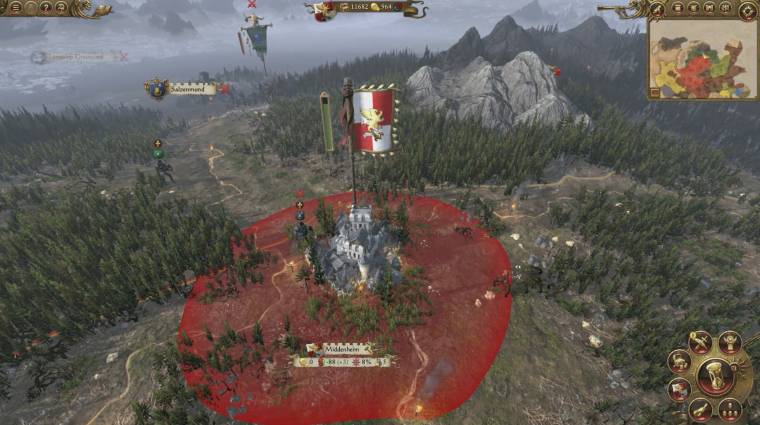 Total War: Warhammer - videón a Birodalom kampánya bevezetőkép