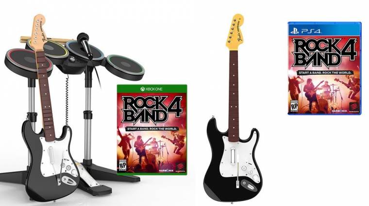 Rock Band 4 - megvan a megjelenési dátum, nem olcsók a hangszerek bevezetőkép