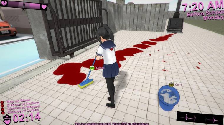 Egy iskoláslány szimulátor, amiben embereket mészárlunk bevezetőkép