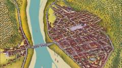 Elérhető Iuvavum római város digitális térképe kép