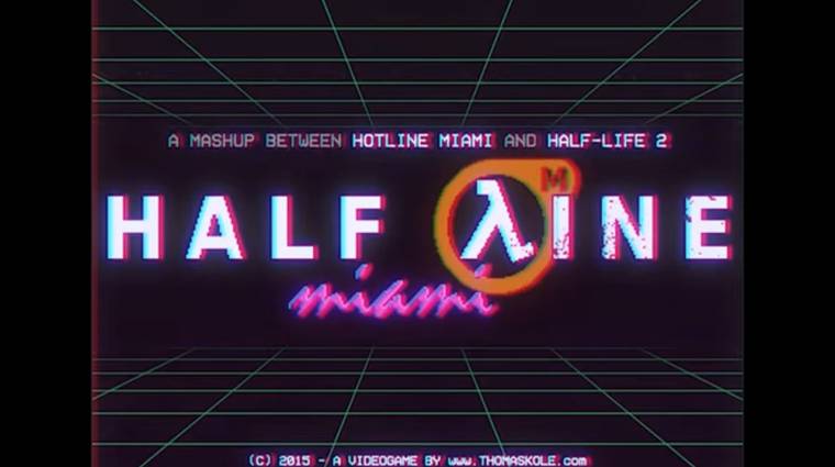 Half-Line Miami - megjelent az ingyenes játék, ami egybegyúrta a Half-Life 2-t és a Hotline: Miamit bevezetőkép