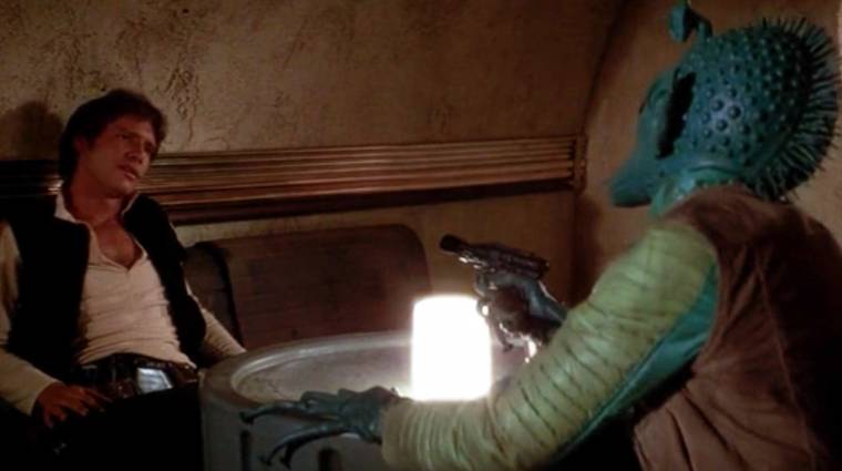 George Lucas biztosra ment, hogy Greedo lőjön először bevezetőkép