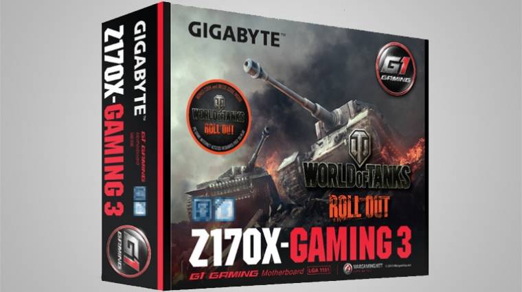 Gigabyte alaplap World of Tanks rajongóknak bevezetőkép