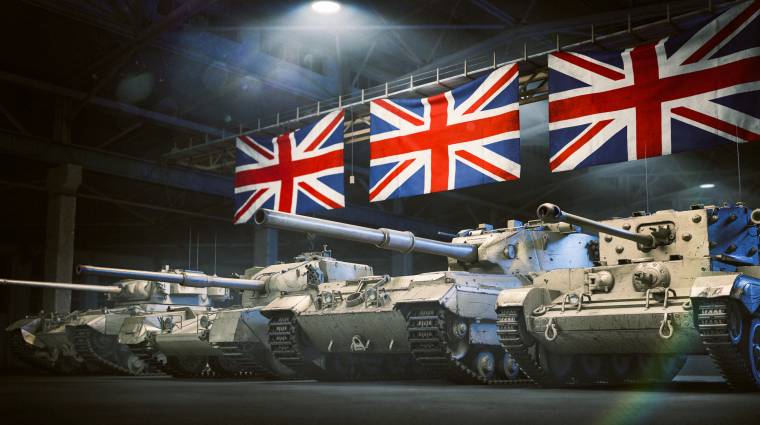 World of Tanks - brit harckocsikat kap a PS4-es verzió bevezetőkép