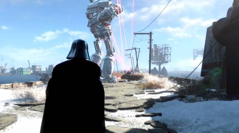 Fallout 4 - Darth Vadernek nem okoznak gondot a pusztaság veszélyei bevezetőkép
