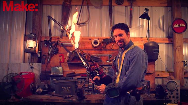 Fallout 4 - egy rajongó megépítette a Shishkebabot, avagy a lángoló kardot (videó) bevezetőkép
