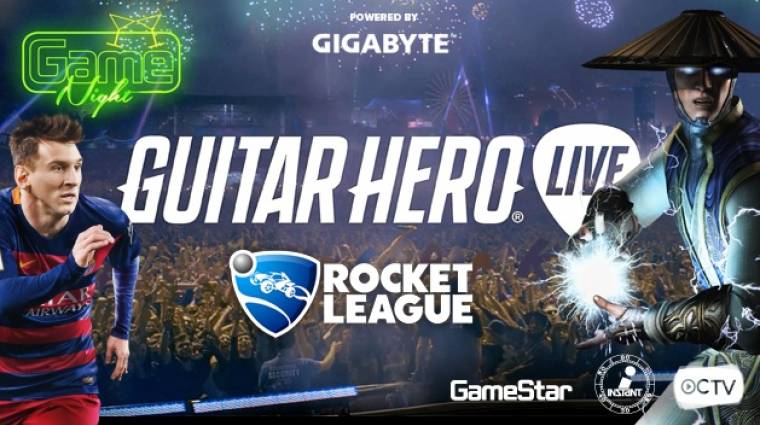 Mortal Kombat X, FIFA 16, Rocket League és Guitar Hero Live a GameNighton! bevezetőkép