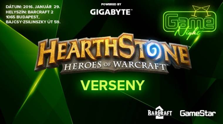Újra lesz Hearthstone verseny a GameNighton! bevezetőkép