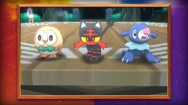 Pokémon Sun & Moon - bemutatkoznak a kezdő lények bevezetőkép