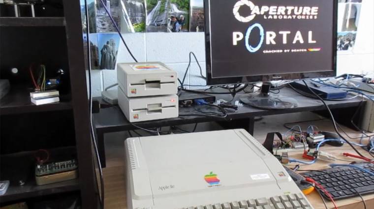 Apple II-re írta át a Portalt egy elhivatott rajongó bevezetőkép