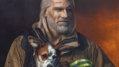 Így nézne ki Geralt hétköznapi munkák közben kép