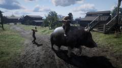 Egy Red Dead Redemption 2 modnak hála már disznón és medvén is lovagolhatunk kép