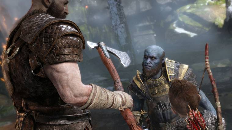 God of War - Kratos trollokat szeletel reggeli tornaként bevezetőkép