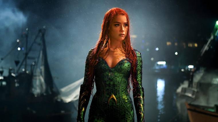 Amber Heard megerősítette, hogy visszatér Meraként az Aquaman 2-ben kép