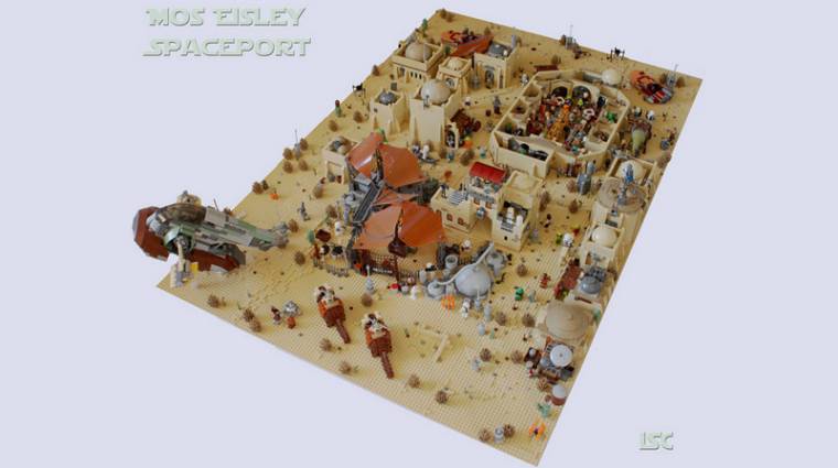 A galaxis szennye mind rajta van a LEGO Mos Eisley maketten bevezetőkép
