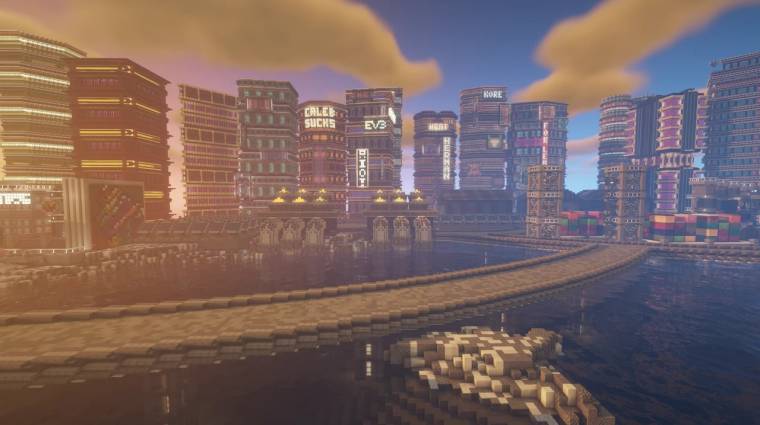 A Cyberpunk 2077 városa is megépült a Minecraftban bevezetőkép