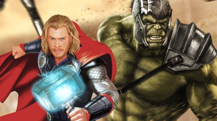 Thor és Hulk együtt zúznak a Ragnarok első fotóján kép