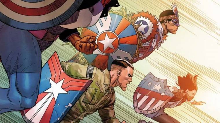 Egyesíti erejét a Marvel öt új Amerika Kapitánya bevezetőkép