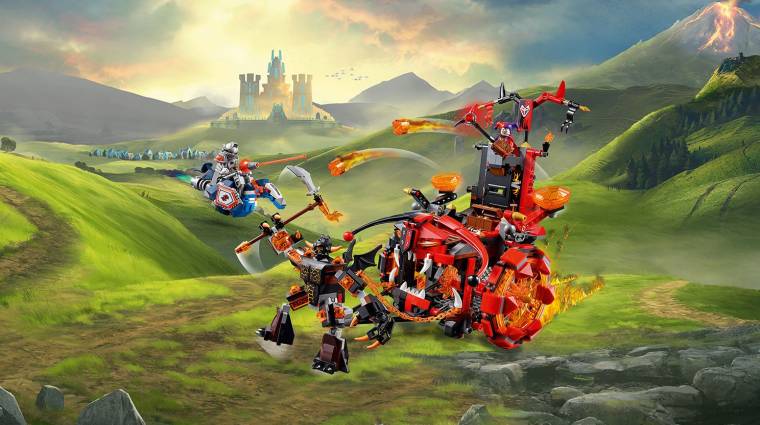 LEGO NEXO Knights - steampunk szekér kattant udvari bolonddal bevezetőkép