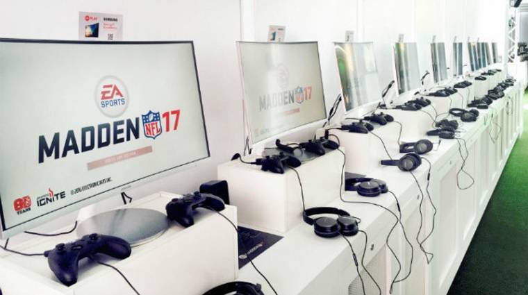 E3 2016 - a Samsung ívelt monitoraival kampányol az expón bevezetőkép