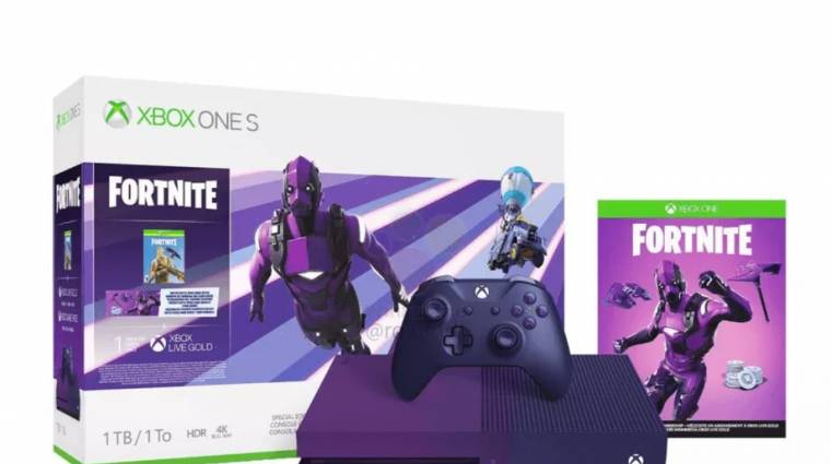 Fortnite rajongók figyelem: jön a lila Xbox One! bevezetőkép