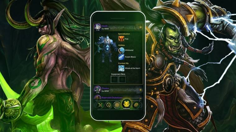 Megjelent a World of Warcraft: Legion társalkalmazás bevezetőkép