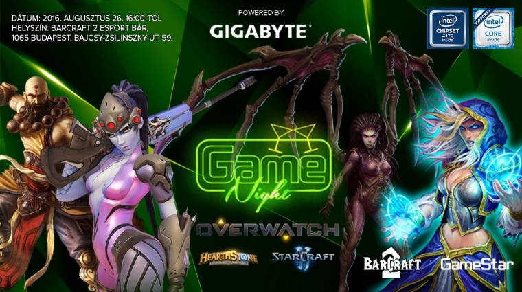 GameNight - augusztusban a Blizzard játékaié a főszerep bevezetőkép
