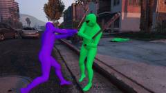 Most épp lila és zöld űrlények háborúja zajlik a GTA Online-ban kép