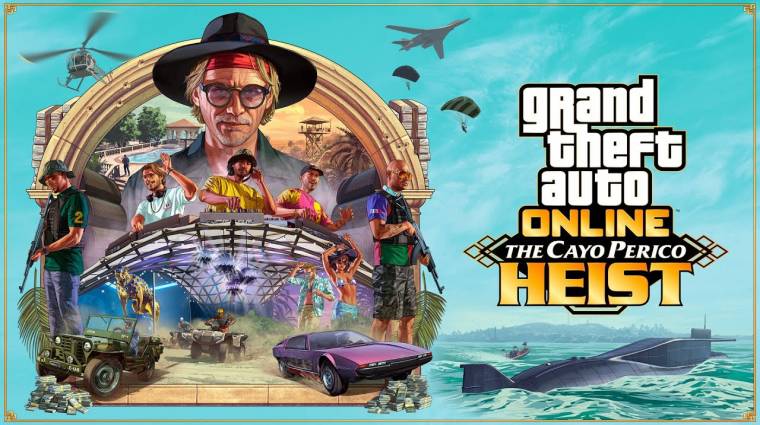 Új videón a GTA Online The Cayo Perico Heist frissítése bevezetőkép