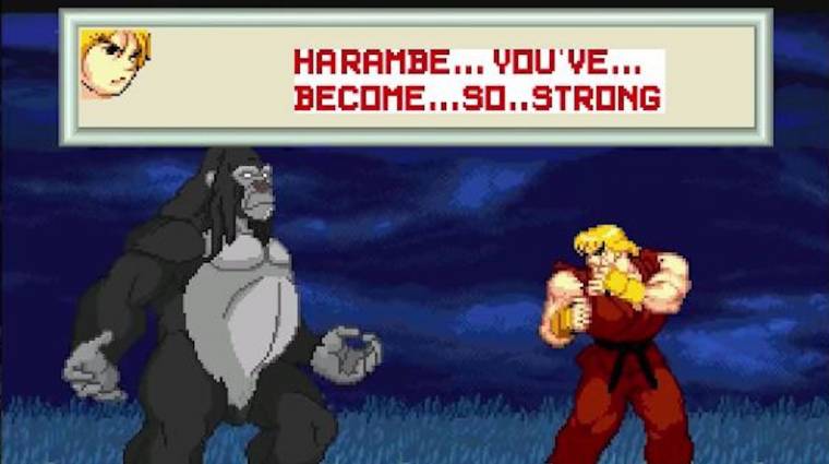 Harambe, a gorilla összecsap a Capcom harcosaival bevezetőkép
