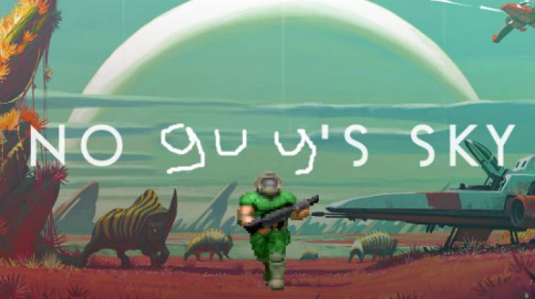 No Guy's Sky - ha a Doom 2 grafikájával szeretnél felfedezni az űrben bevezetőkép