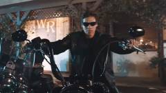 Schwarzenegger fia a Terminator 2 egyik jelenetét mutatja be kép