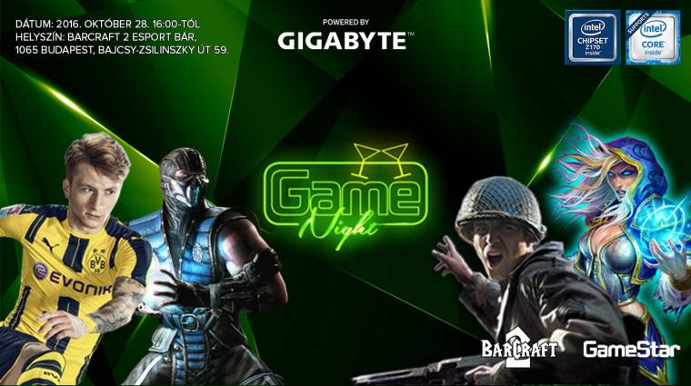 GameNight - ez vár titeket a pénteki rendezvényen! bevezetőkép