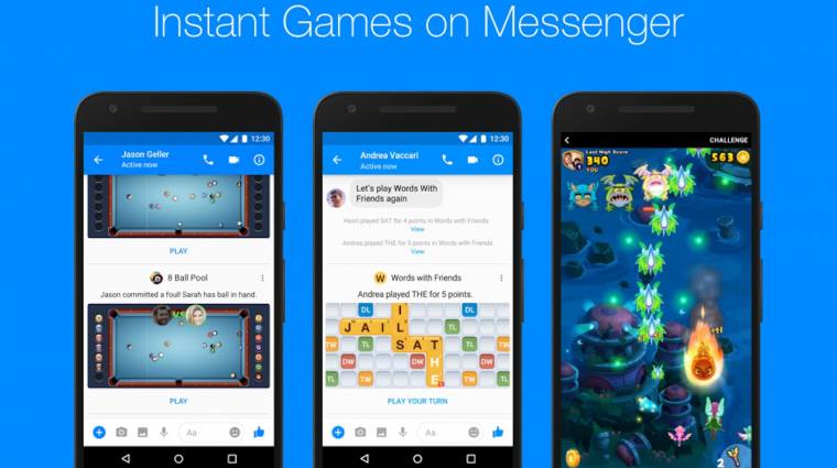 Mától több mint 50 játékot játszhatunk a Facebook Messengerben bevezetőkép