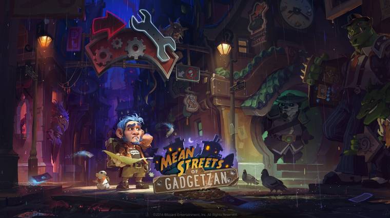 BlizzCon 2016 - befutottak az első Hearthstone: Mean Streets of Gadgetzan lapok bevezetőkép