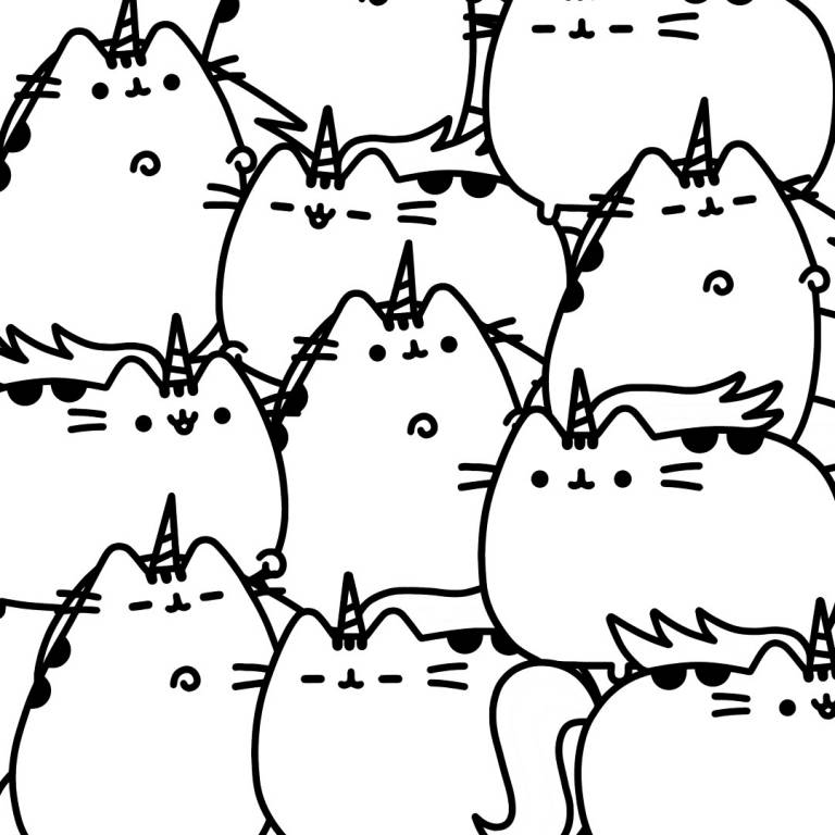 Cukisagveszely Jon A Pusheen Szinezo Puliwood